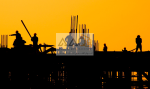 construction workers on a site